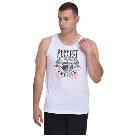 Target Ανδρική αμάνικη μπλούζα Single Jersey Tank Top America